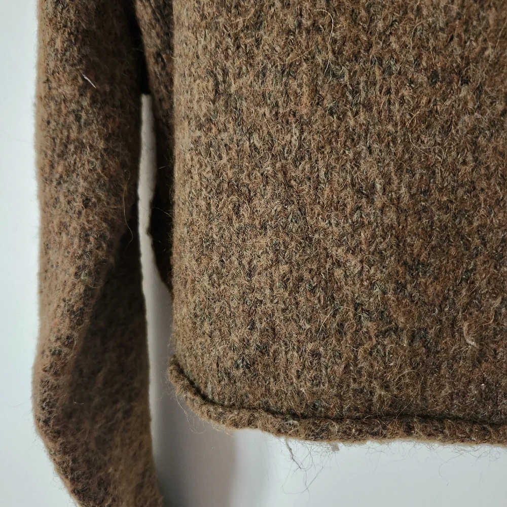 Zara Brown Turtleneck Sweater - Picture 5 of 9